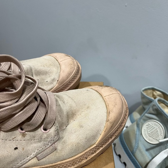 Palladium Blanc Hi soft Pink Boots Shoe Size Womens 7 - Picture 7 of 9